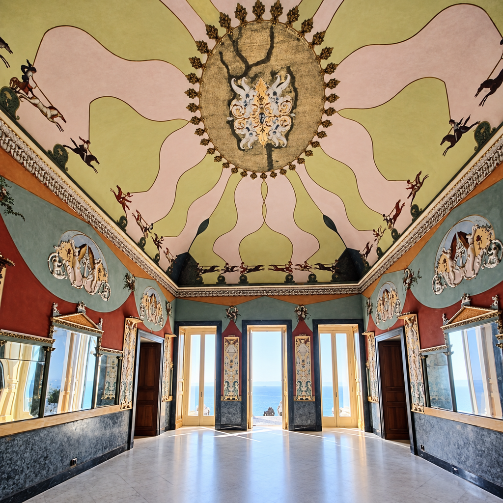 Interno storico con soffitto affrescato