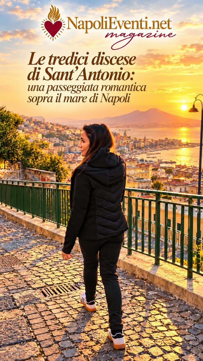 Le tredici discese di Sant’Antonio: una passeggiata romantica sopra il mare di Napoli